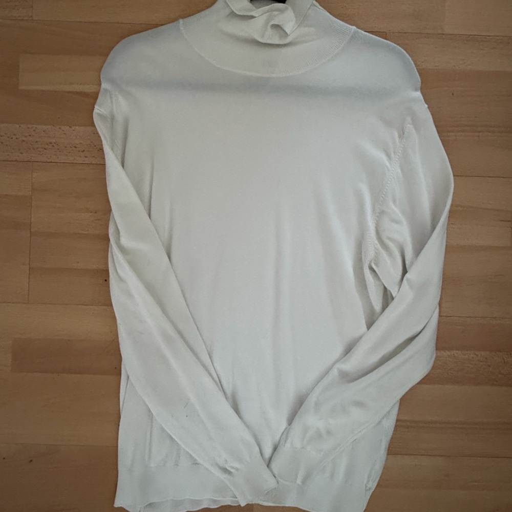 Zara Cream Textured Skirt
